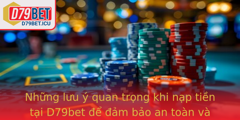 Những lưu ý quan trọng khi nạp tiền tại D79bet để đảm bảo an toàn và thuận tiện