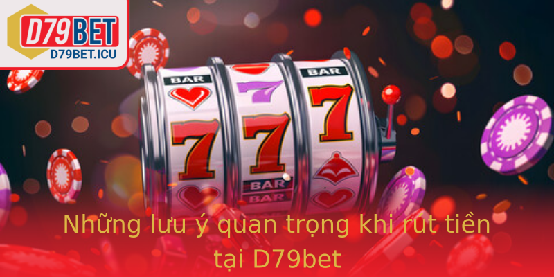 Những lưu ý quan trọng khi rút tiền tại D79bet
